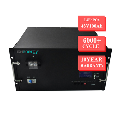 200Ah 48 Volt LiFePO4 Lityum Pil Duvara Monte 6000 Döngü Ev İçin