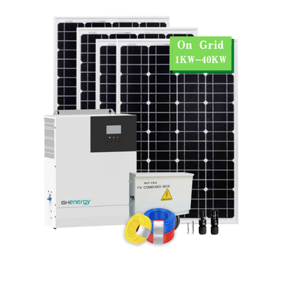 Ev İçin Çok Sahneli Hibrit Güneş Sistemi Ultra Taşınabilir 5KW 10KW 20KW