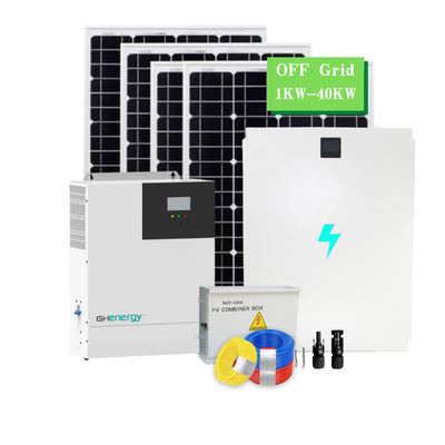 Ev İçin Çok Sahneli Hibrit Güneş Sistemi Ultra Taşınabilir 5KW 10KW 20KW