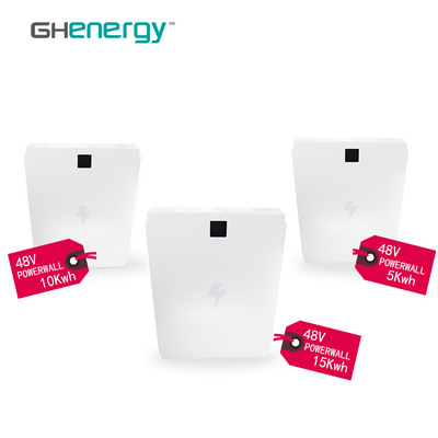 Dahili BMS ile ISO9000 Pil Güneş Paneli Powerwall 5kwh 48V