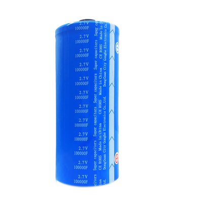 Enerji Depolama için 100000F 2.7V Farad Süper Kapasitör Hücresi 60x138mm