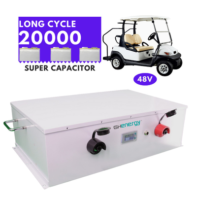 Golf Arabası Süper Kapasitör Pil 48v 2100wh Grafen Süper Kapasitör Pil