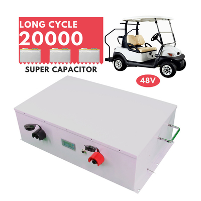 Golf Arabaları Depolama Modülü için Grafen Süper Kapasitör Pil 24V