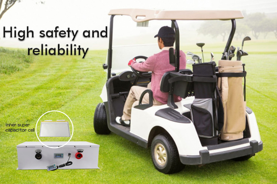 Yenilenebilir 100ah Lipo Golf Arabası Pilleri, 48V Elektrikli Golf Arabası Lityum Pil