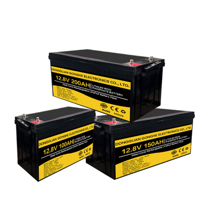 Golf Arabaları Depolama için 120Ah 240Ah 12V LiFePO4 Derin Döngü Pil