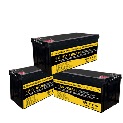 Güneş Sistemi için IEC 62619 Derin Döngü Lityum İyon Pil 12.8V 100Ah