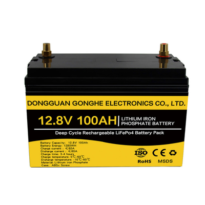 Güneş Sistemi için IEC 62619 Derin Döngü Lityum İyon Pil 12.8V 100Ah