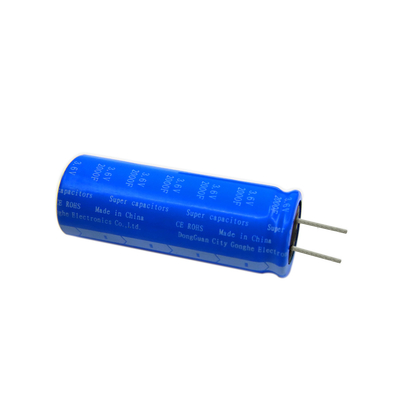 Çift Elektrikli Radyal Katmanlı Farad Kapasitörler Pil 3.6v 2000f