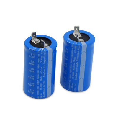 RoHS Snap In Supercapacitor Cell 2.7 Volt 500 Farad Pilleri Değiştirin