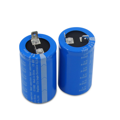 RoHS Snap In Supercapacitor Cell 2.7 Volt 500 Farad Pilleri Değiştirin