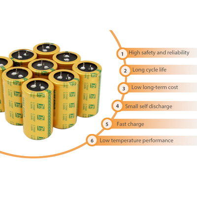 Snap In Supercapacitor Cell 2.7 Volt 500 Farad Pilleri Değiştirin