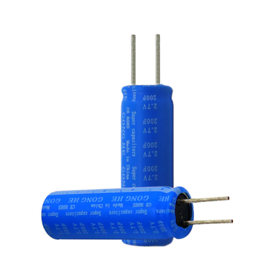 Patlamasız Süper Kapasitör Pil Pratik 2.7V 200F 10x30mm