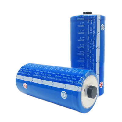 60x138mm Süper Kapasitör Pil 2.7V 100000F EV İçin Yangın Yok