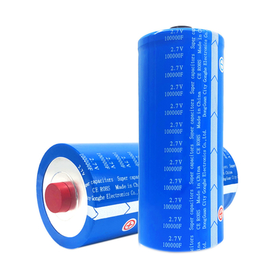 60x138mm Süper Kapasitör Pil 2.7V 100000F EV İçin Yangın Yok