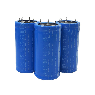 IP30 Yüksek Güçlü Süper Kapasitör Pil 2.7V 470F 35x62Mm 0.45Wh