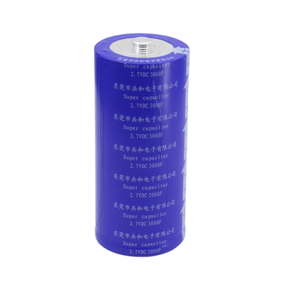 60x136mm Süper Kapasitör Pil 2.7V 3000F Patlamasız Pratik