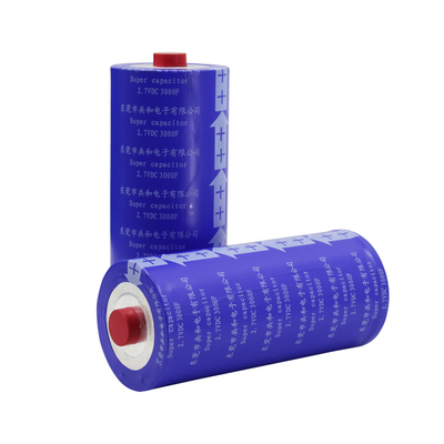 60x136mm Süper Kapasitör Pil 2.7V 3000F Patlamasız Pratik
