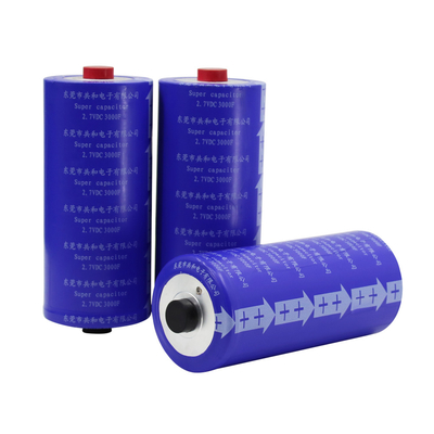 60x136mm Süper Kapasitör Pil 2.7V 3000F Patlamasız Pratik